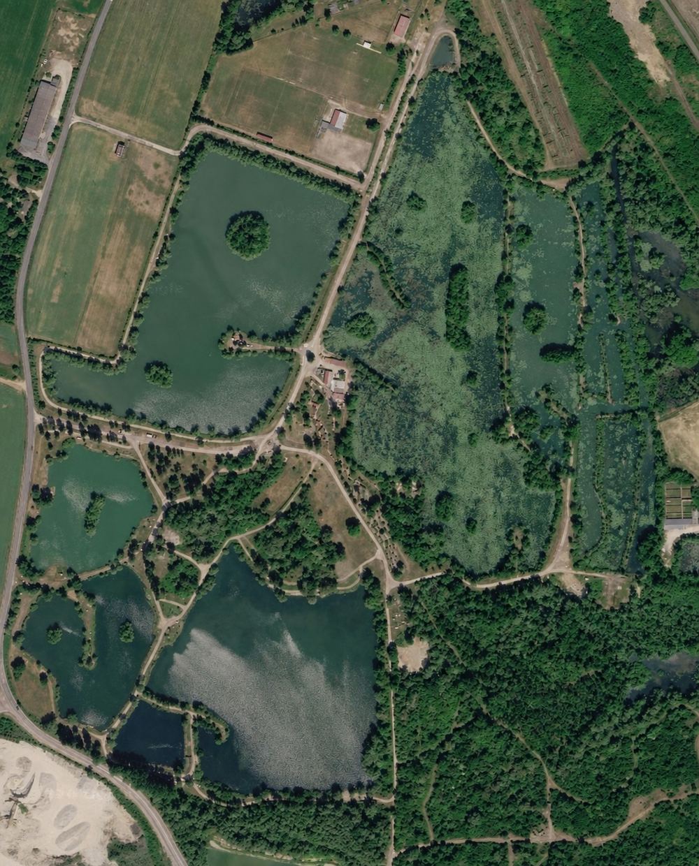 Vue satellite du domaine